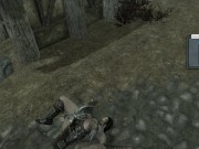 Preview 1 of The beauty Lydia is fucked by the townspeople right on the street of the city | skyrim lydia