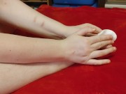 Preview 4 of foot massage with lotion