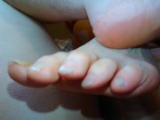 Preview 5 of PinkMoonLust Hairiest Onlyfans ManyVids PAWG Natural Toes Toenails Hairy Feet Play Foot Fetish Slut