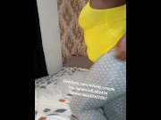 Preview 2 of Horny kenyan housewife caught masturbating and gets her holes destroyed  pt 1