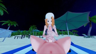 Nami gets fucked on the beach.