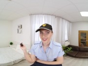 Preview 4 of VRConk Busty Police Babe Sucking Cock POV VR Porn