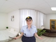 Preview 6 of VRConk Busty Police Babe Sucking Cock POV VR Porn