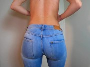 Preview 2 of PAWG IN TIGHT JEANS | ANAL POV