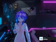 Preview 4 of Project Melody - Boobs and Pussy . VR SEX . Future Sex girl for Masturbating