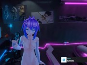 Preview 6 of Project Melody - Boobs and Pussy . VR SEX . Future Sex girl for Masturbating