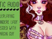 Preview 1 of Yandere Lady Ties Up Shy Virgin Guy... | Yandere Roleplay ASMR Erotic Audio | Lady Aurality