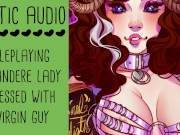 Preview 2 of Yandere Lady Ties Up Shy Virgin Guy... | Yandere Roleplay ASMR Erotic Audio | Lady Aurality