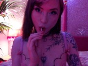Preview 1 of Oral fixation tease Eva Ray