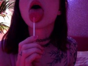 Preview 2 of Oral fixation tease Eva Ray
