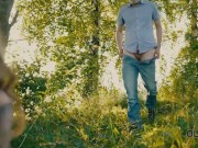Preview 4 of OLD4K. Experienced man and good-looking make love in the forest