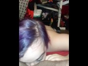Preview 5 of Goth Girl Licking Balls And Ass