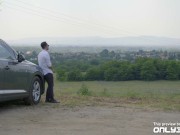 Preview 2 of Gold Digger Audi Porking with Linda Leclair and Raul Costa scene teaser by Only 3x NETWORK - scene b