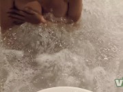 Preview 6 of Masturbation in bathtub, public toilet sex with beautiful girl big boobs & perfect body