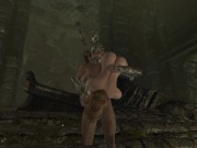 Preview 3 of Hard sex with a blonde in a medieval castle | Skyrim sex mods