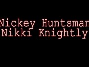 Preview 1 of Femdom Nickey Huntsman Fucks Nikki Knightly With A Strapon!