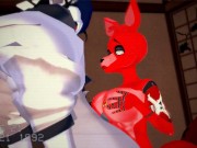 Preview 5 of Five Nights at Freddy's Inspired - Foxy titjob and sex - Hentai