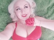 Preview 6 of so hot pussy and ass tease home selfie video, slow romantic naked blonde milf with porcelain skin