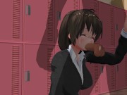 Preview 5 of 3D HENTAI Schoolgirl met her boyfriend in the locker room