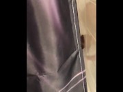 Preview 2 of Caught my girl fucking her ass in the shower w her dildo