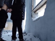 Preview 3 of Fuck my girlfriend in an abandoned building and cum on her