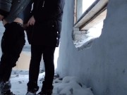 Preview 5 of Fuck my girlfriend in an abandoned building and cum on her
