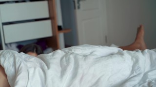 I helped my stepsister get a morning orgasm and wake up