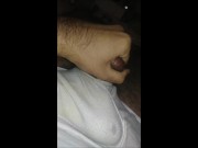 Preview 6 of Taking a Piss, Then Cumming Through My Underwear While Playing with My Balls