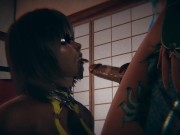 Preview 1 of Futa - Mortal Kombat - Tanya gets fucked by Jade - 3D Porn