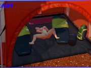 Preview 4 of Fan art 3D model: Aletta Ocean. The bitch wanted sex at the camp site and began to caress her vagina