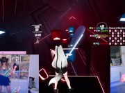 Preview 3 of GAMER GIRL GETTING SWEATY IN BEAT SABER (SHYPHOEBE)