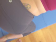 Preview 3 of Yoga Workout Turns Into POV Deep Dicking