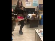 Preview 6 of Chrissy Cocoabutter showing off body and ass - amateur tgirl drag queen dance