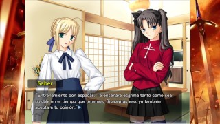 Fate Stay Night Realta Nua Day 6 Part 1 Gameplay (Spanish)