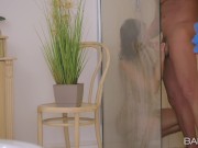 Preview 4 of Babes - Jenifer Jane fucks stanger in the bathroom after steamy shower