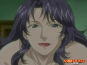 Preview 5 of Hentai Pros - Lucky Dude Masaru Fucks His Hot MILF Step-Mom & Step-Aunt Until He Cums On Their Face