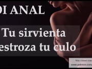 Preview 5 of JOI ANAL - Sirvienta destroza tu culo