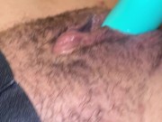 Preview 3 of Rabbit Vibrator Close Up Orgasm Big Clit