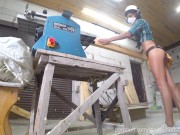 Preview 6 of DIY Bed Part 4 - Work with jointer + BONUS blowjob