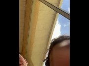 Preview 6 of Dirty Dannybear - Wife fucking on marriot balcony in florida verified amateur