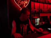Preview 1 of Central Station gay club guest fucks bartender for money