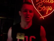 Preview 5 of Central Station gay club guest fucks bartender for money
