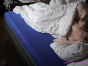 Preview 3 of Blonde girl gets orgasms and creampie in the morning