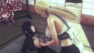 NARUTO - HAVING SEX WITH SAKURA HINATA AND TSUNADE, SEX SCENES ONLY Part10