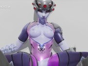 Preview 2 of Group Dildo Riding Wet Pussies from OverWatch (Voices and Sound) - Part 3