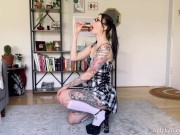 Preview 2 of Slutty Nerd Turned On By Erotica ASMR Bootyclapping