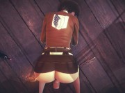 Preview 6 of [ATTACK ON TITAN] POV You found Mikasa at the bar (3D PORN 60 FPS)