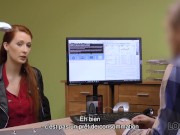 Preview 1 of LOAN4K Rousse a des relations sexuelles spontanées au bureau avec un agent de crédit