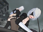 Preview 5 of Nier: Futa A2 hard fuck with 2B