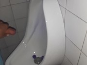 Preview 4 of Sucking straight guy in public bathroom